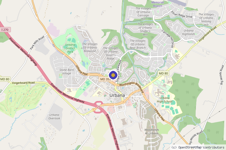 Map showing the location of Structural Elements® Frederick in Frederick, MD