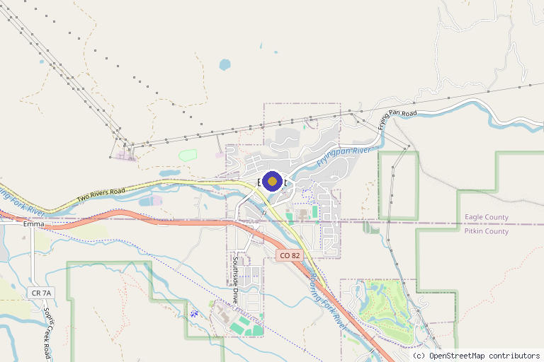 Map showing the location of Aspen Integrative Medicine in Thornton, CO