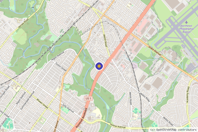Map showing the location of Avellina Aesthetics - Premier Beauty and Rejuvenation Clinic in Philadelphia in Philadelphia, PA