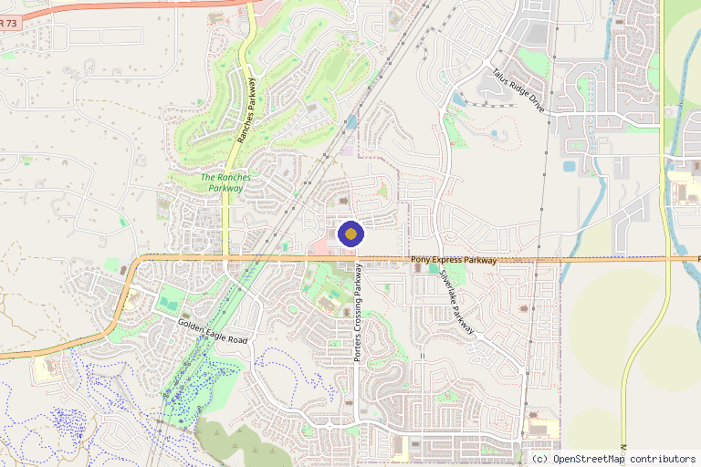 Map showing the location of Honey Rae Aesthetics in Eagle Mountain, UT