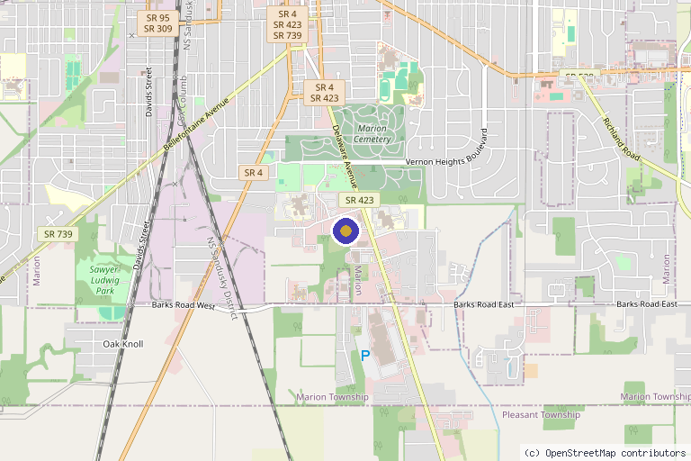 Map showing the location of StemCellFinder in Springfield, MO