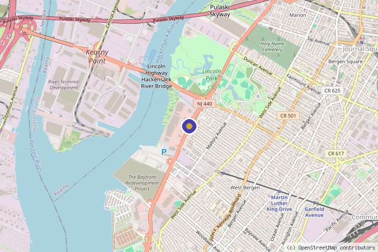 Map showing the location of Complete Medical Wellness in Newark, NJ