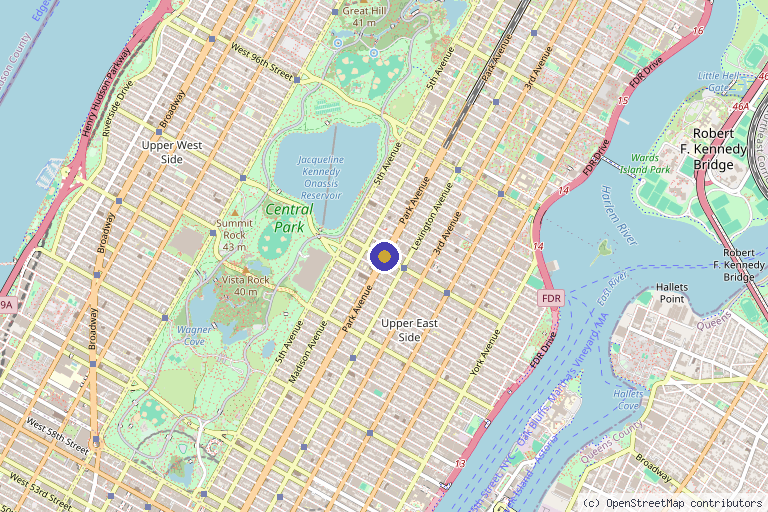 Map showing the location of NY Stem Cell Therapy & Regenerative Medicine in New York City, NY