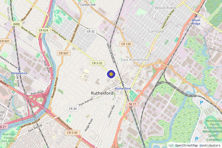 Map showing the location of Prodigy Stem Cell in Jersey City, NJ