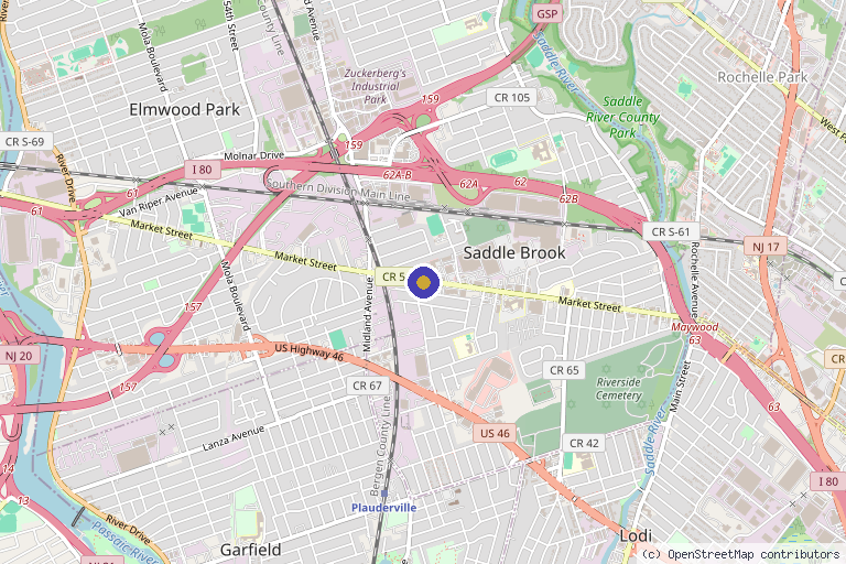 Map showing the location of Stem Cell Therapy of NJ in New York City, NY