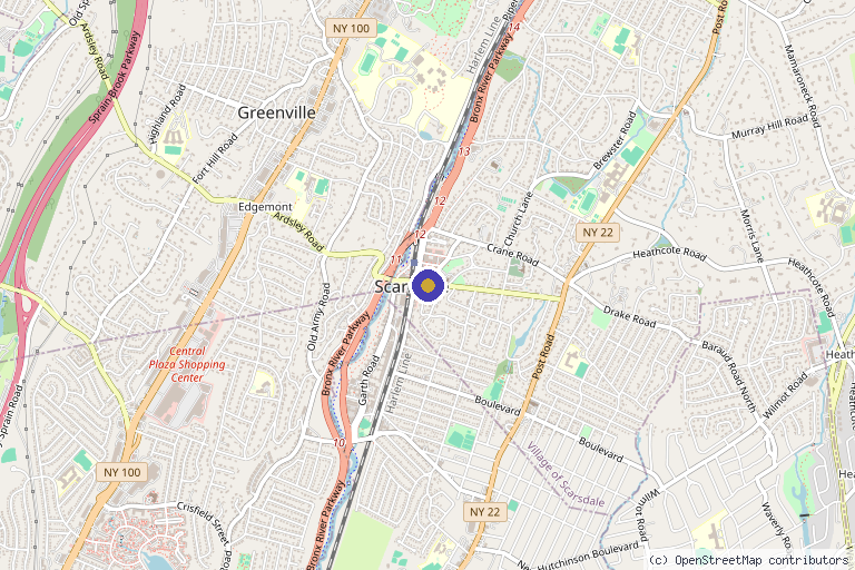 Map showing the location of Stem Cell Westcester in Yonkers, NY