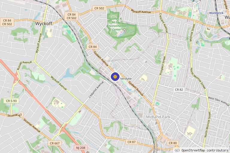 Map showing the location of MedWell: Stem Cell Clinic in New York City, NY