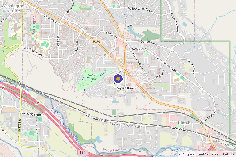 Map showing the location of Restore Care | GLP-1 Weight Loss Clinic in Ogden, UT