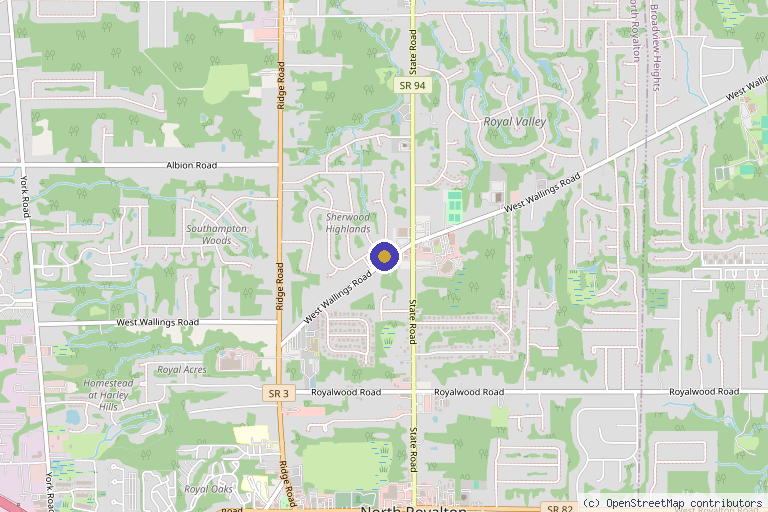 Map showing the location of IGIA Wellness & MedSpa, LLC in North Royalton, OH
