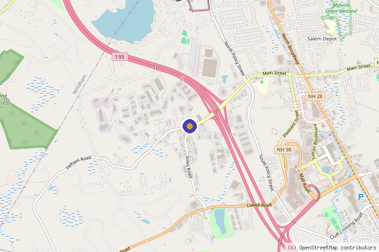 Map showing the location of Mobility Bone & Joint Institute in Salem, VA