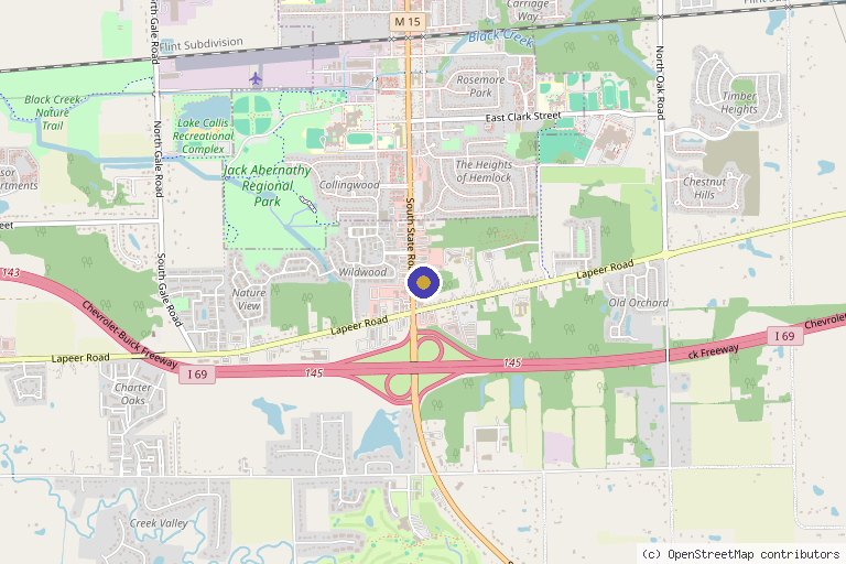 Map showing the location of RevIVe & Restore IV Hydration + Wellness Davison, MI in Davison, MI
