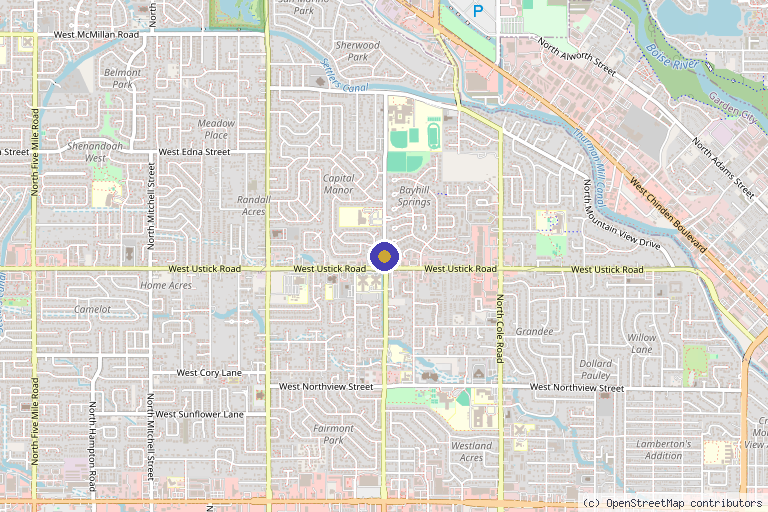 Map showing the location of Restore Functional Medicine in Boise, ID