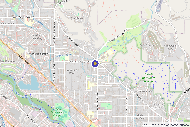 Map showing the location of Functional Medicine Institute (FMI) in Boise, ID