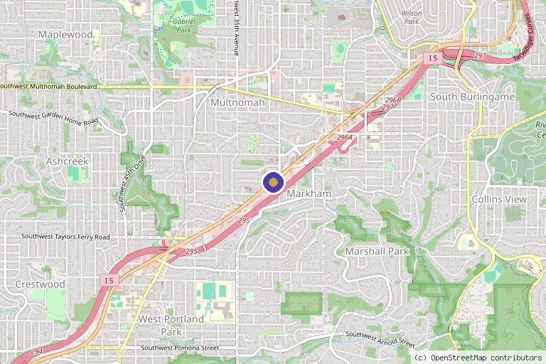 Map showing the location of East Meets West Stem Cells in Portland, OR