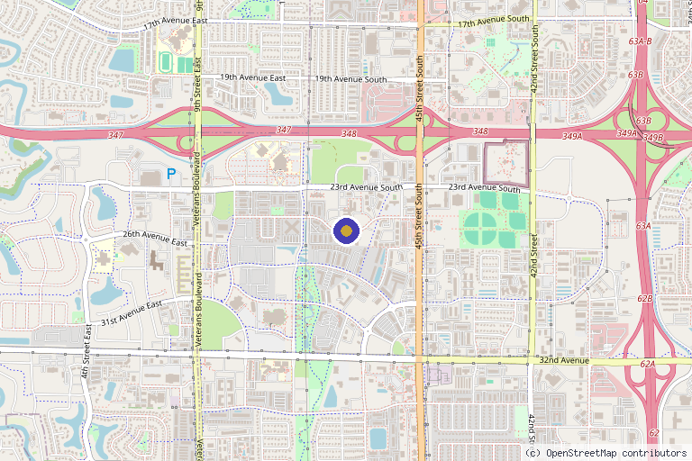 Map showing the location of MindWalk in Fargo, ND