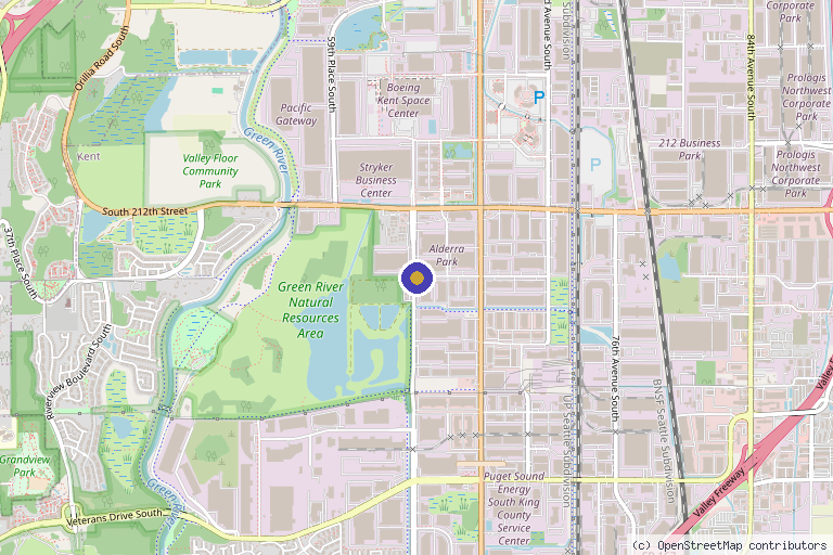 Map showing the location of Stemcell Technologies Inc in Seattle, WA