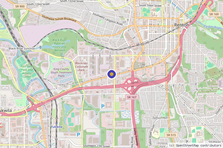 Map showing the location of Full Potential HRT Clinic - Testosterone, HRT & Beyond - Renton, WA in Renton, WA