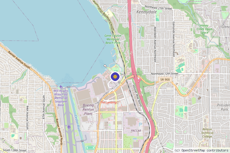 Map showing the location of Arctic Elevation in Renton, WA