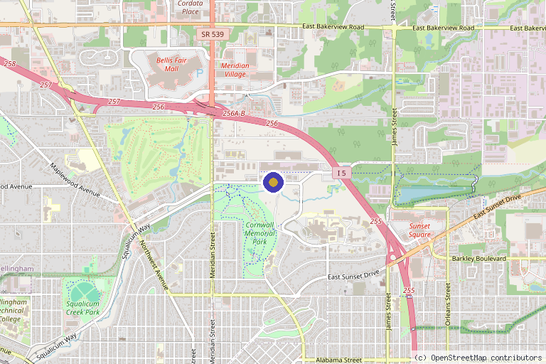 Map showing the location of Gallant Lion Medical in Everett, WA